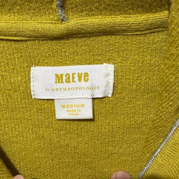 Anthropologie Maeve James Cropped Hoodie - Picture 3 of 5
